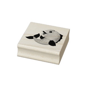 Carimbo De Borracha Peixe