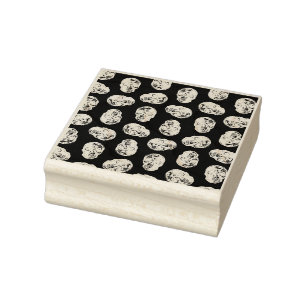 Carimbo De Borracha Peles de Vintage Pelas Tintas Azuis Design Fundo P