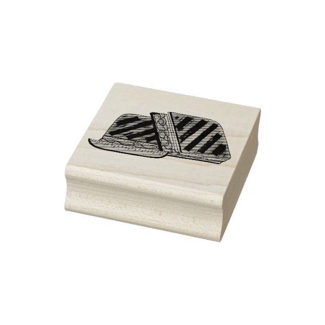 Carimbo De Borracha Pensa em Pão-Pão-Pão-Pão (Carimbo)