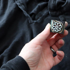 Carimbo De Borracha Pequena margarida