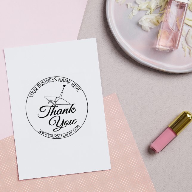 Carimbo De Borracha Pequenas empresas artesanais Obrigado (Criador carregado)