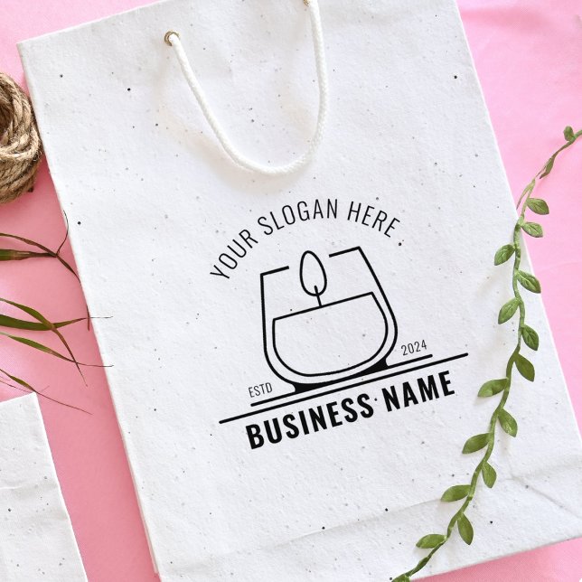 Carimbo De Borracha Pequenas empresas com velas profissionais, grande  (Criador carregado)