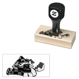 Carimbo De Borracha Pequeno Puppy para o inverno