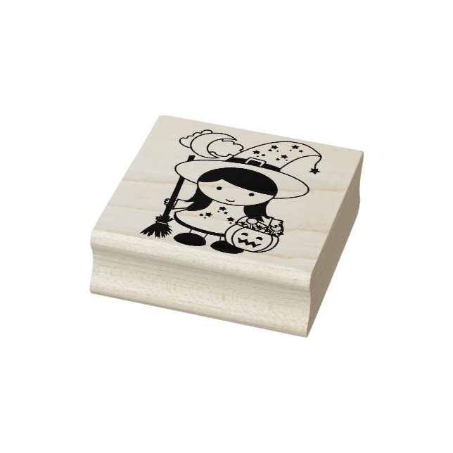 Carimbo De Borracha pequeno selo de arte de bruxa (Carimbo)