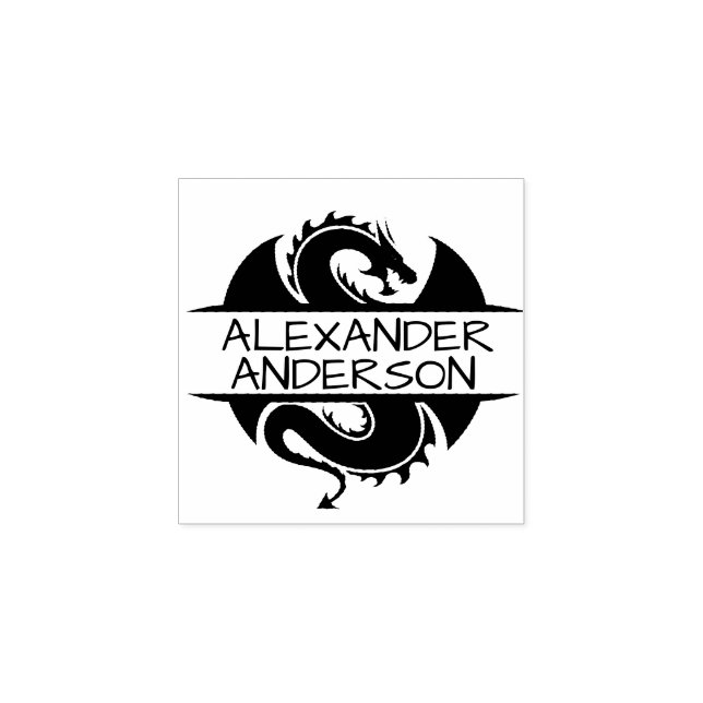 Carimbo De Borracha Personalização da Camada do Dragão (Impressão)