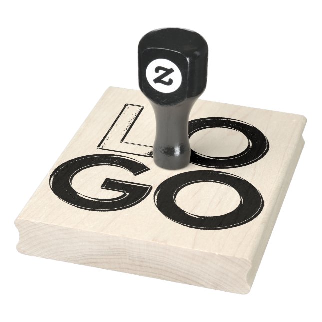 Carimbo De Borracha Personalização do logotipo comercial da empresa (Carimbo)