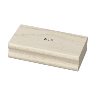 Carimbo de Borracha Personalizado 1,5" x 3"