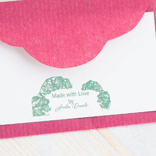 Carimbo de Borracha Personalizado Bluebell Feito c