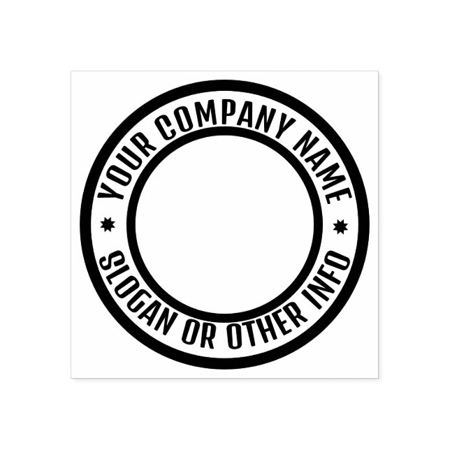 Carimbo de Borracha Personalizado com Logotipo Emp (Impressão)