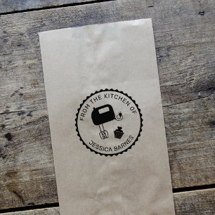 Carimbo De Borracha Personalizado da cozinha