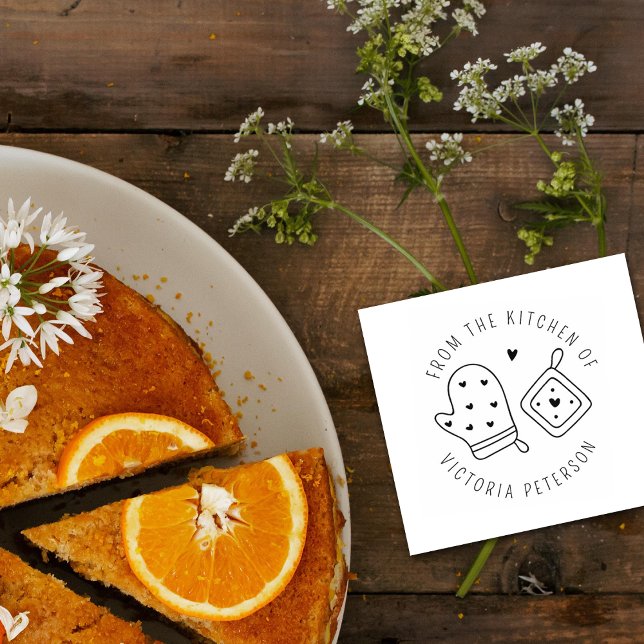 Carimbo De Borracha Personalizado Da Cozinha De (Criador carregado)