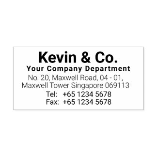 Carimbo de Borracha Personalizado de Autoimpressão