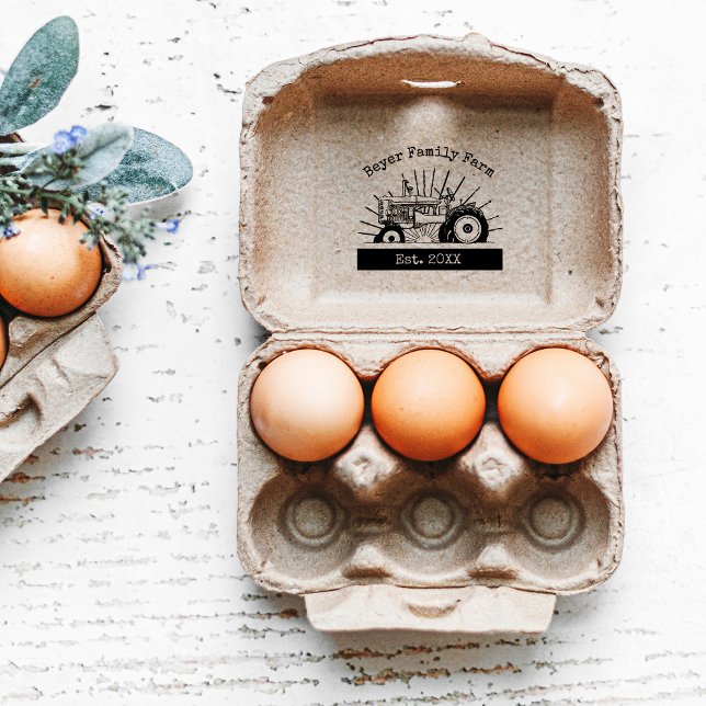 Carimbo de Borracha Personalizado de Fazenda 6,35  (Criador carregado)