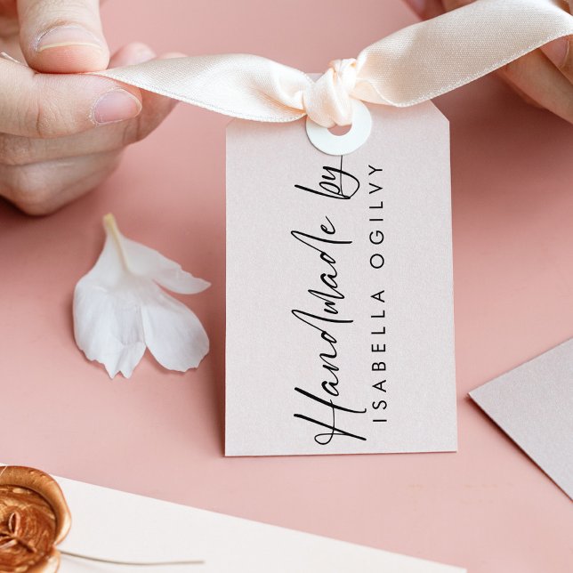 Carimbo de Borracha Personalizado "Fabricado à Mão (Criador carregado)