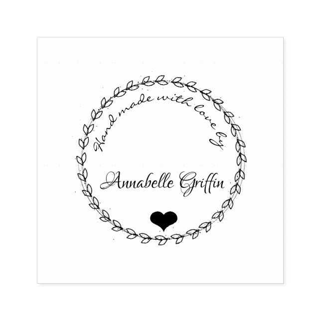 Carimbo de borracha personalizado feito à mão (Impressão)