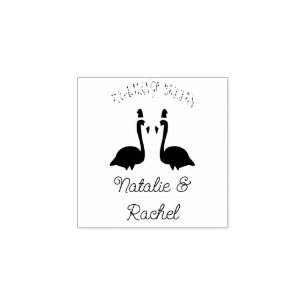 Carimbo De Borracha Personalizado Flamingos Flamingo Belles de Natal