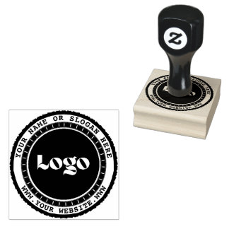 Carimbo de borracha personalizado / logotipo comer