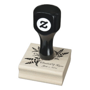 Carimbo de Borracha Personalizado Obrigado