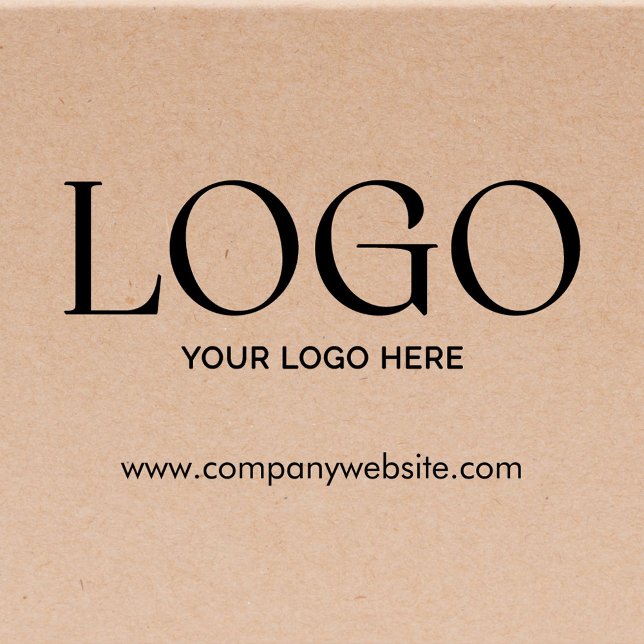 Carimbo De Borracha Personalized Company Business Logo Website Modern (In situ)