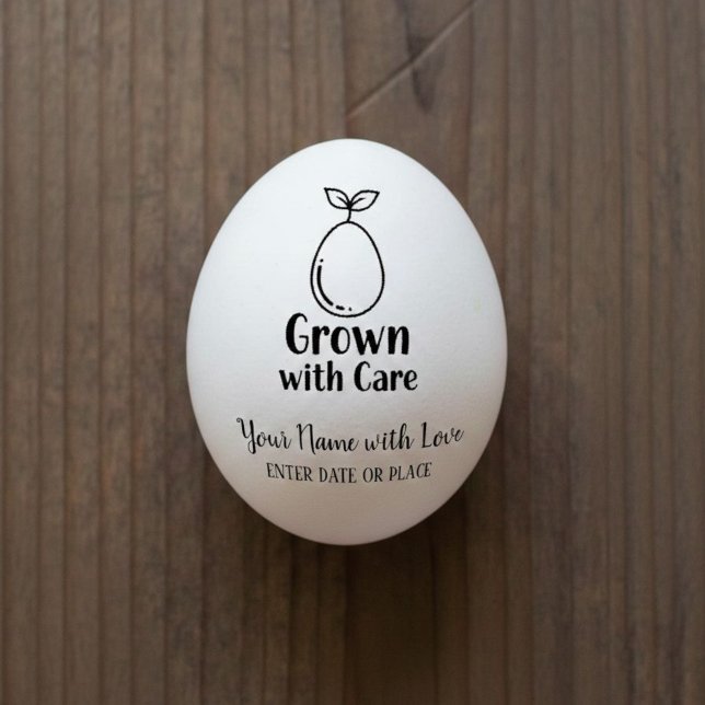 Carimbo De Borracha Personalized Egg Stamp – Custom Chicken Egg Stamp  (Criador carregado)