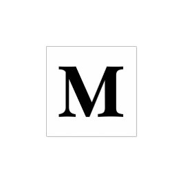 Carimbo De Borracha Personalized Monogram Initial Single Letter Custom