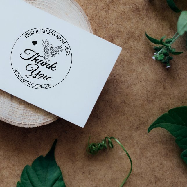 Carimbo De Borracha Phoenix Custom Business Obrigado (Criador carregado)