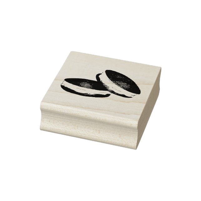 Carimbo De Borracha Pie Pie Pie Pie de Chocolate Holandês Pie Pie Dess (Carimbo)