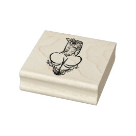 Carimbo De Borracha Pigeon Rubberstempel
