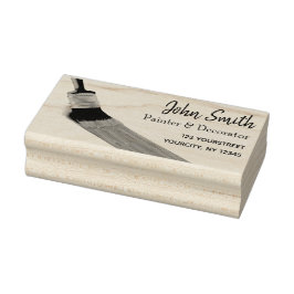 Carimbo De Borracha Pincel da Companhia de Pintor