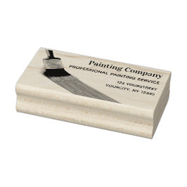 Carimbo De Borracha Pincel da Companhia de Pintor