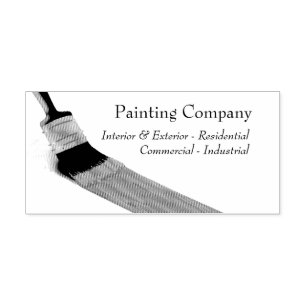 Carimbo De Borracha Pincel da Companhia de Pintor de Pintura