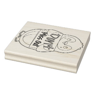 Carimbo De Borracha Pinguim com Placa Motivacional - Não Perca