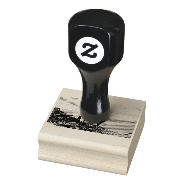 Carimbo De Borracha Pinguins na Antártica (Carimbo)