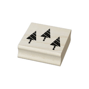 Carimbo De Borracha Pinheiros de Natal