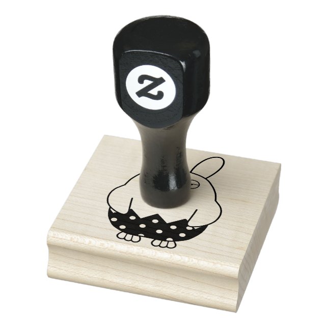 Carimbo De Borracha Pintinho Bored Bunny 02 (Carimbo)