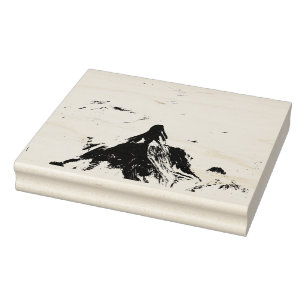 Carimbo De Borracha Pintura da Sereia