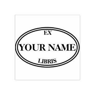 Carimbo De Borracha Placa de livro ex dos libris do estilo do selo de