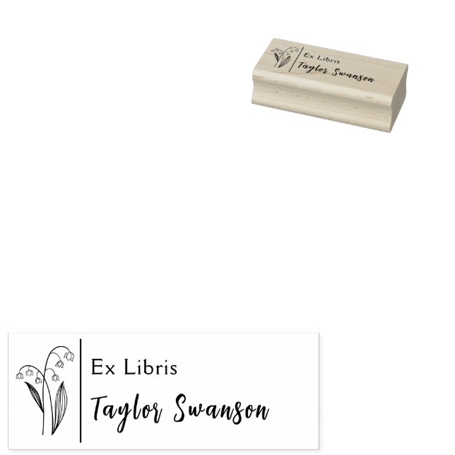 Carimbo De Borracha Plantas florais modernas florais (Carimbado)