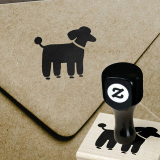 Carimbo De Borracha Poodle Dog Graphic | Cana-de-Açúcar