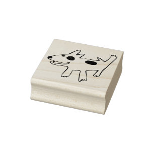 Carimbo De Borracha Porco Cão