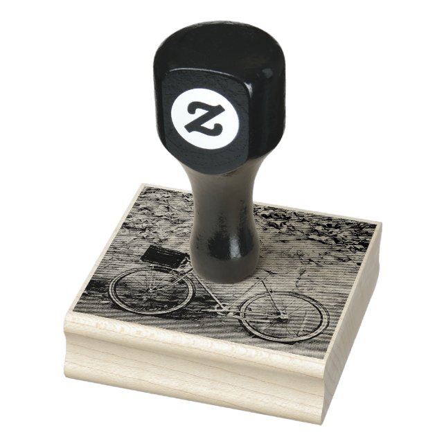 Carimbo De Borracha Presente de bicicleta de montanha (Carimbo)