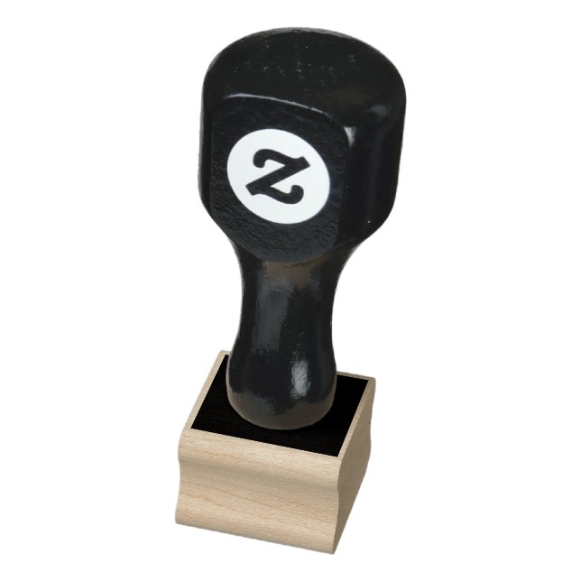 Carimbo De Borracha Preto Personalizável Faça o Seu Próprio (Carimbo)