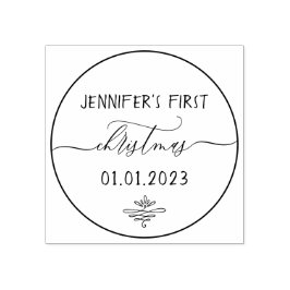 Carimbo De Borracha Primeira Assinatura de Natal