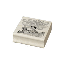 Carimbo De Borracha Princesa a Rosa