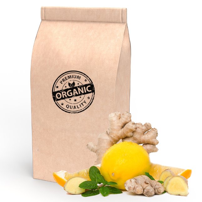 Carimbo De Borracha Produto orgânico de qualidade Premium (Criador carregado)