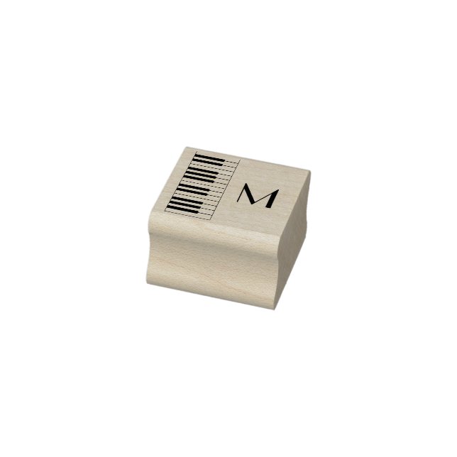 Carimbo De Borracha Professor de Música Piano Musical (Carimbo)