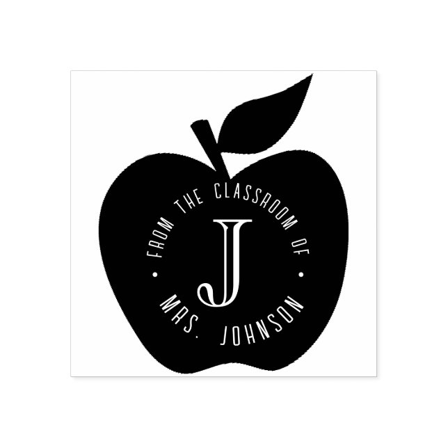 Carimbo De Borracha Professora da sala de aula de placa (Impressão)