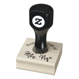 Carimbo De Borracha Professores personalizados! Da mesa de 2x2