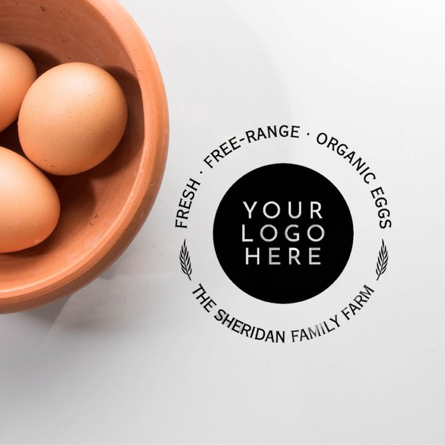 Carimbo De Borracha Promocional de Fazenda da Família Clássica de Logo (Custom Logo Classic Family Farm Promotional Rubber Stamp)