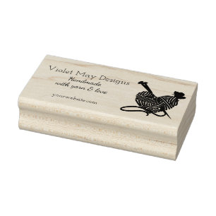 Carimbo De Borracha Promocional de Negócios de Artesanato de Fios de 